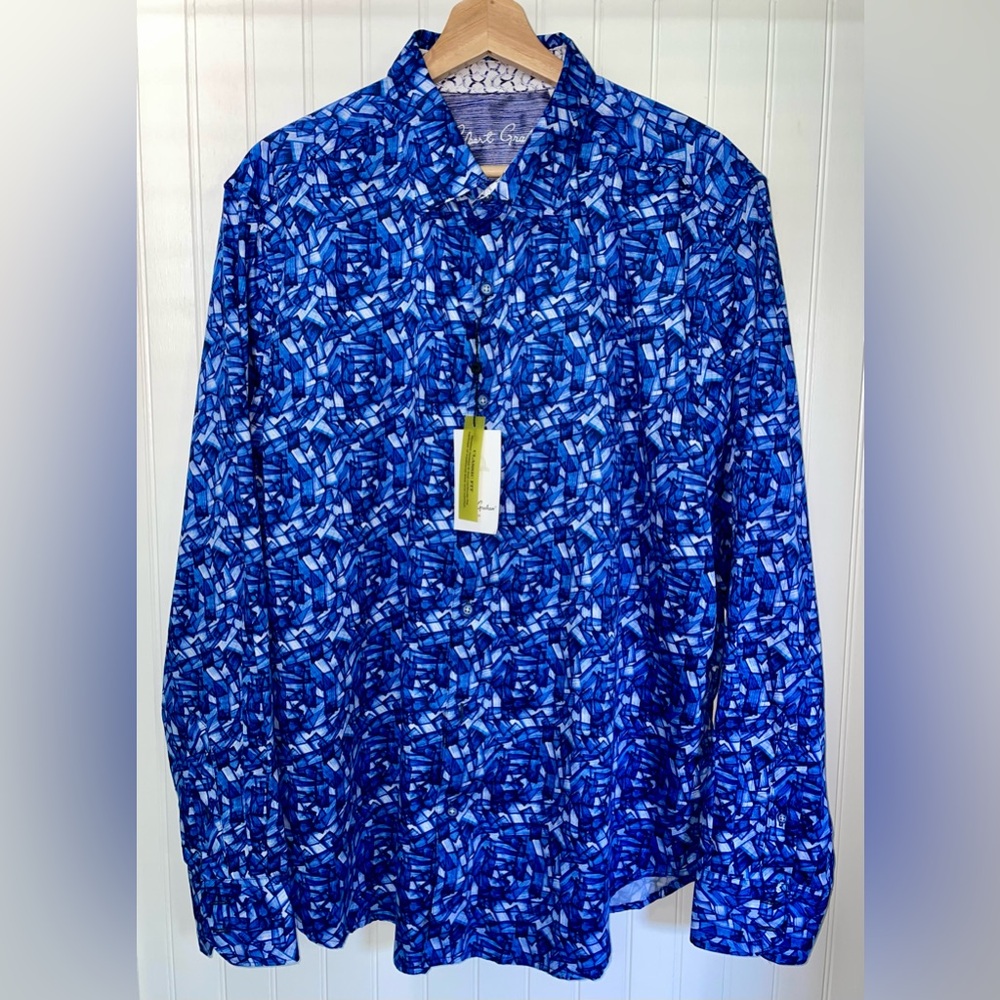 NWT Robert Graham “Howland” button down - Classic fit XL